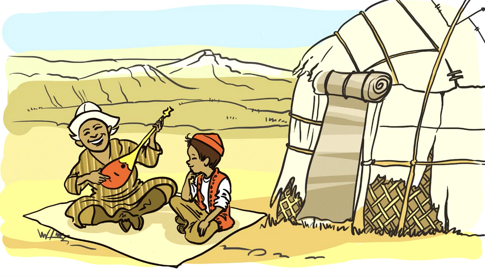 Казахская сказка «Сапожник и хан» - галерея, изображение 1